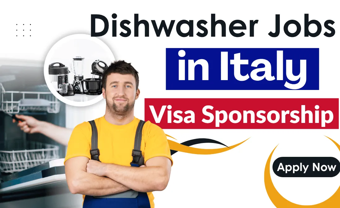 Dishwasher Jobs in Italy with Visa Sponsored 2026