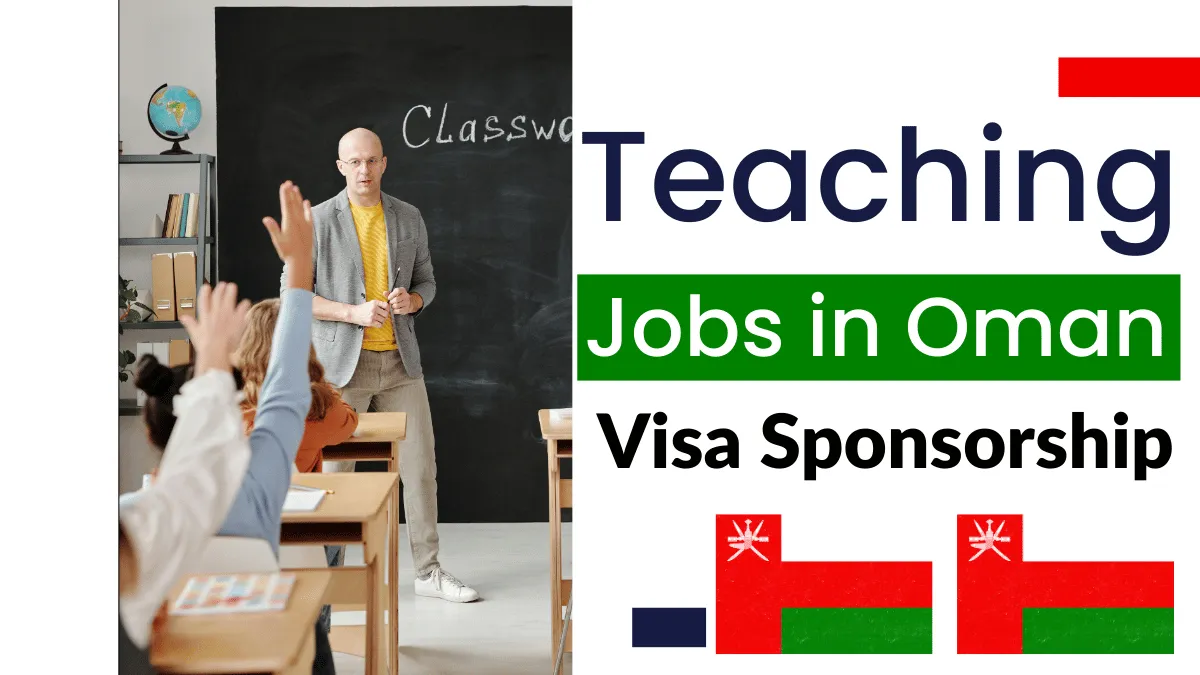 Teaching Jobs in Oman with Visa Sponsorship 2026